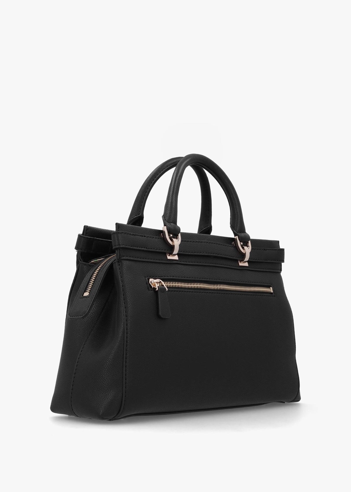 Eco Ali Luxury Black Satchel Bag