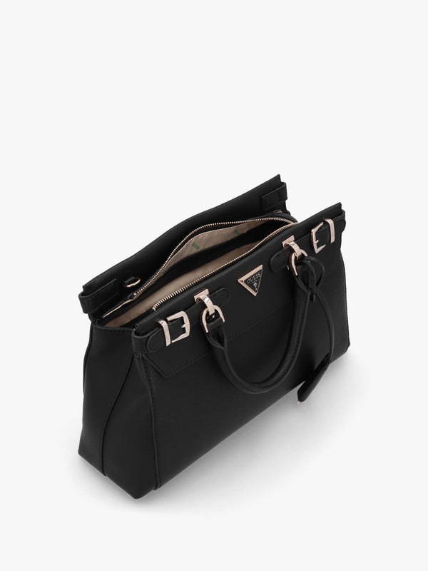 Eco Ali Luxury Black Satchel Bag