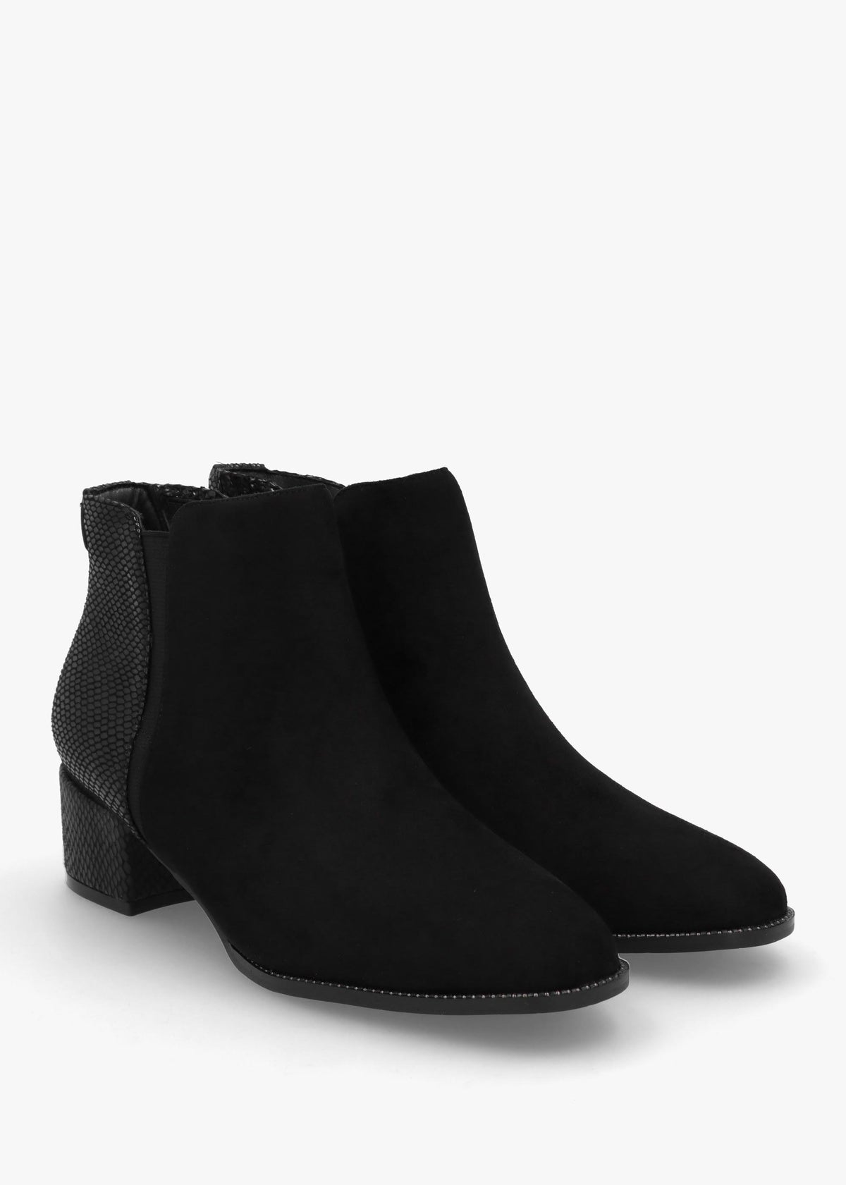 Madeley Navy Reptile Chelsea Boots