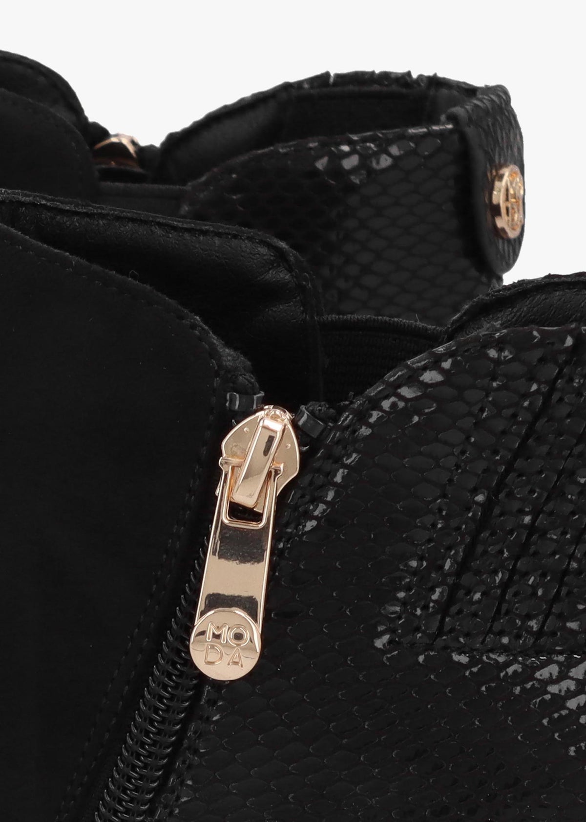 Madeley Navy Reptile Chelsea Boots
