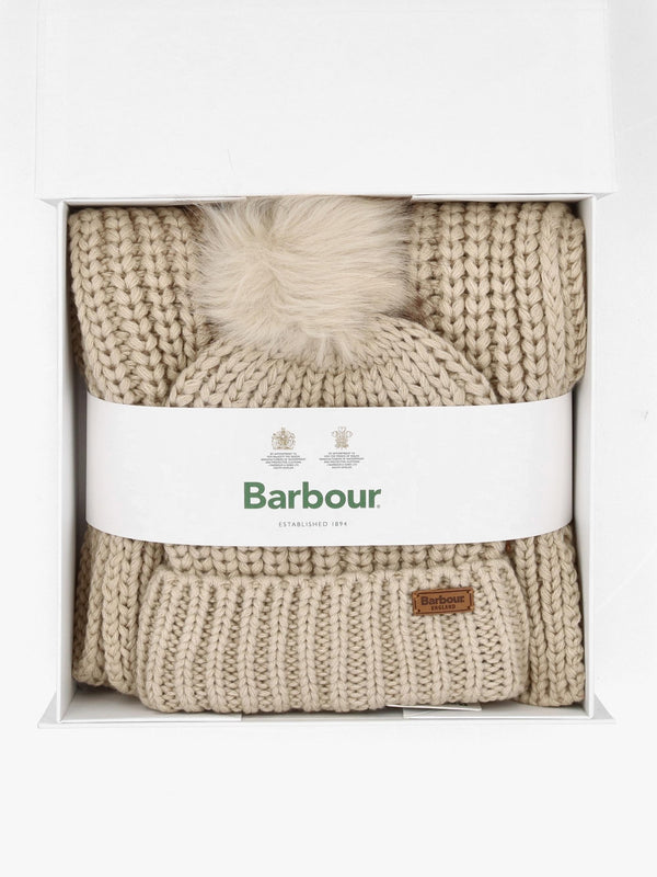 Women’s Saltburn Pearl Beanie Hat & Scarf Gift Set
