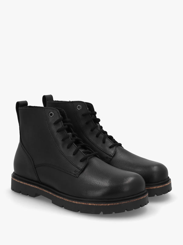 Men’s Highwood Black Leather Lace Up Ankle Boots