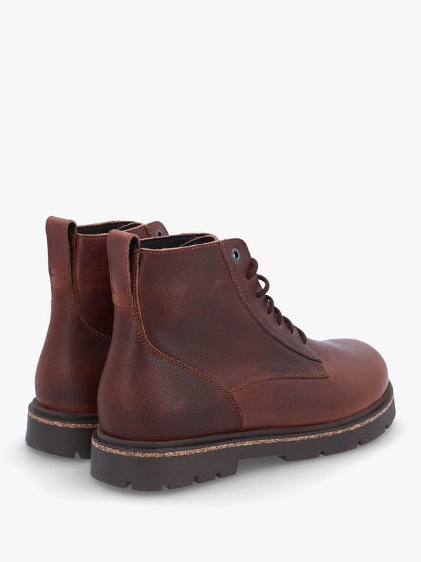 Men’s Highwood Chocolate Leather Lace Up Ankle Boots