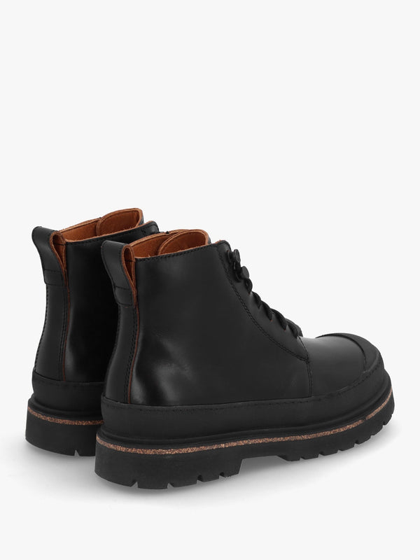Women's Prescott Black Oiled Leather Lace Up Boots