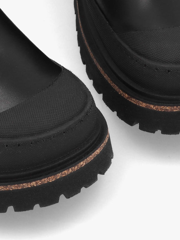 Women's Prescott Black Oiled Leather Lace Up Boots