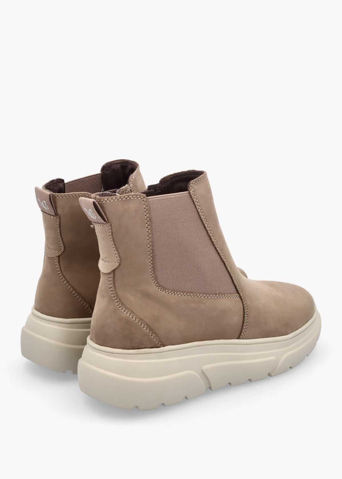Taupe Nubuck Ankle Boots