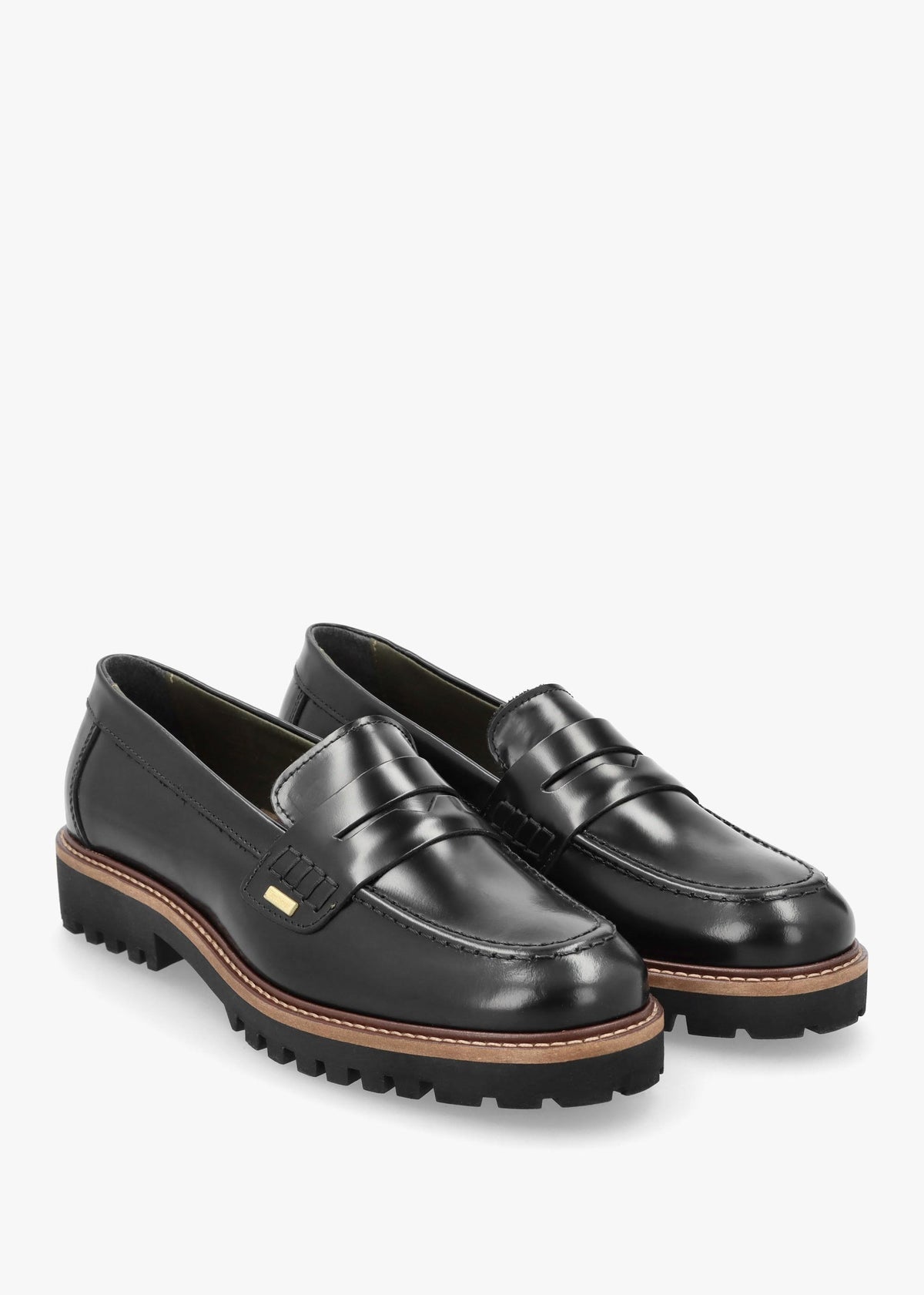 Women’s Ludlow Black Leather Loafers