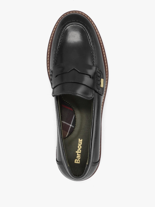 Women’s Ludlow Black Leather Loafers