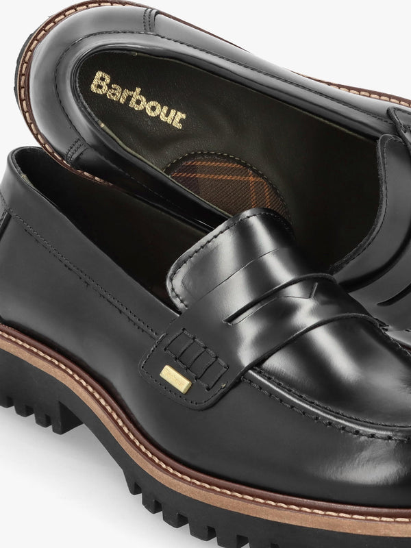 Women’s Ludlow Black Leather Loafers