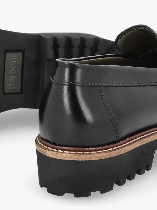 Women’s Ludlow Black Leather Loafers