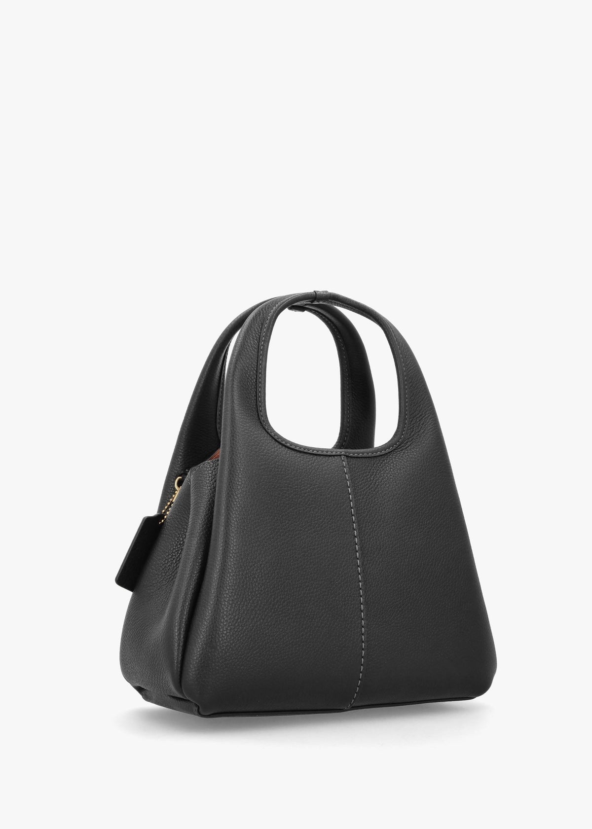 Lana 23 Black Leather Shoulder Bag