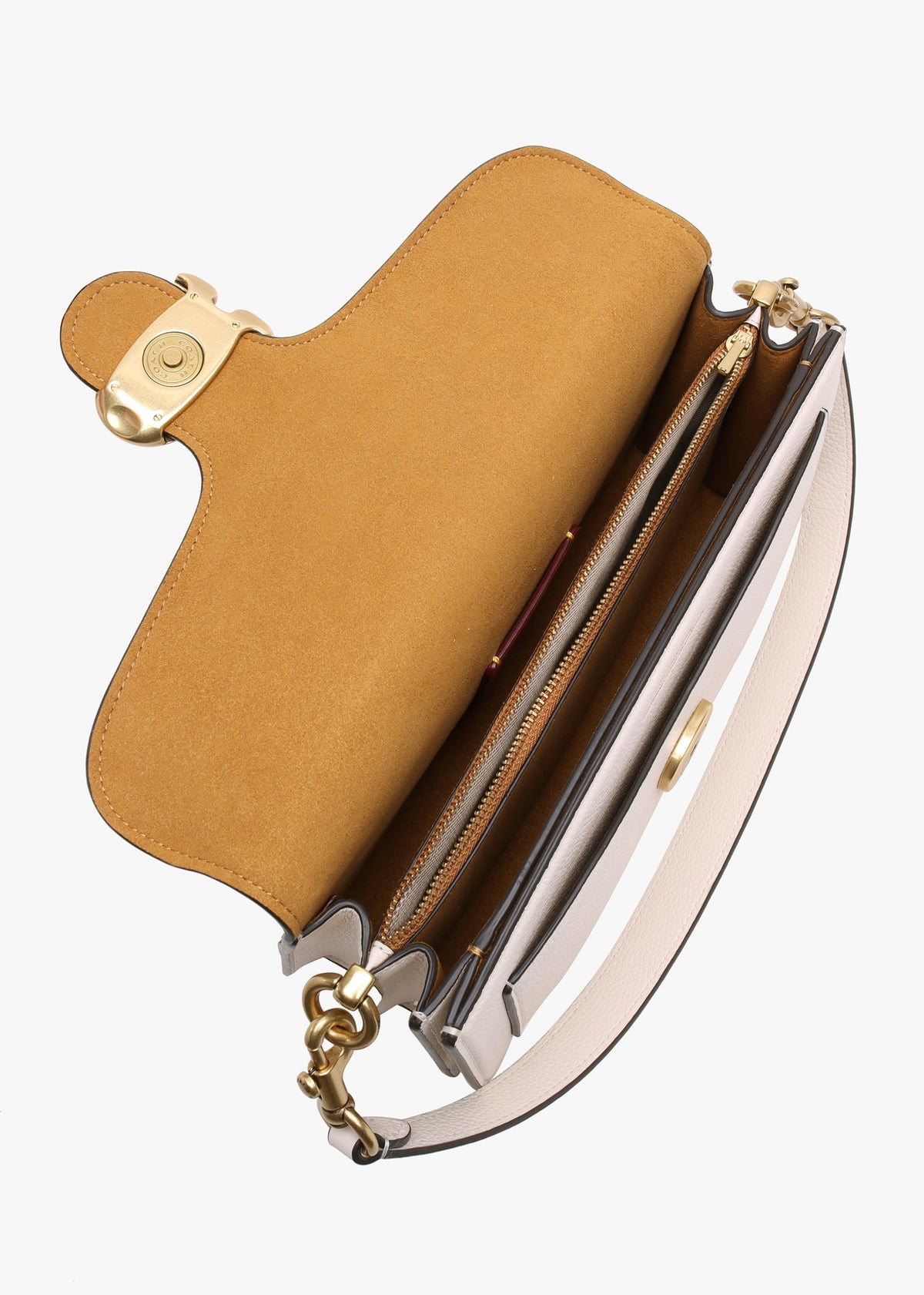 Tabby 26 Chalk Leather Shoulder Bag