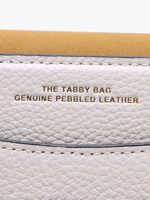Tabby 26 Chalk Leather Shoulder Bag