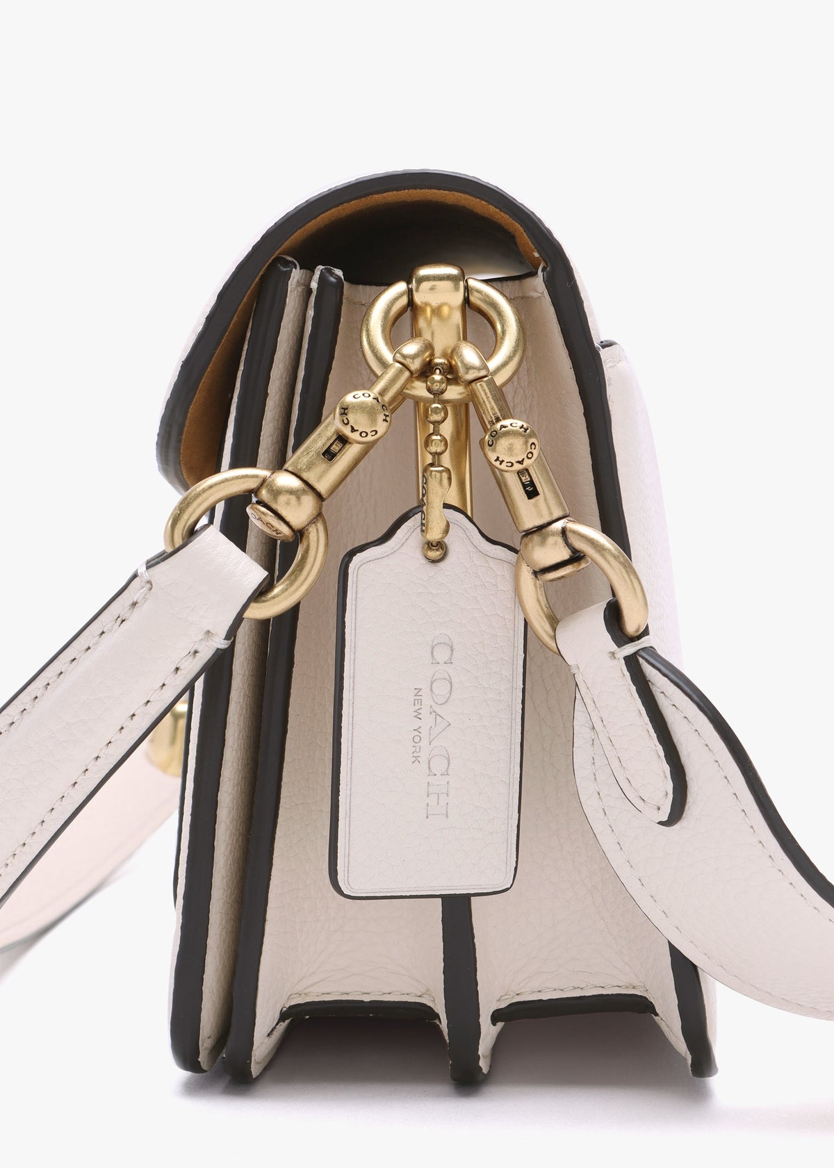 Tabby 26 Chalk Leather Shoulder Bag