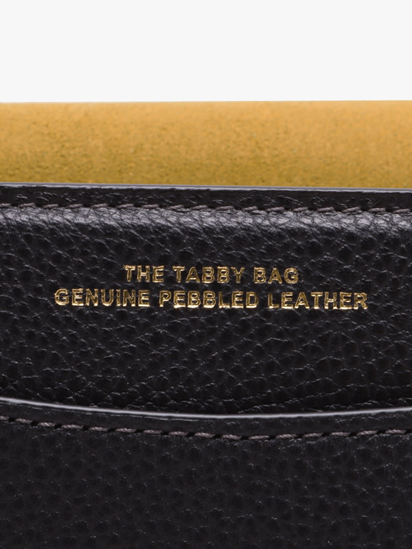 Tabby 26 Black Leather Shoulder Bag