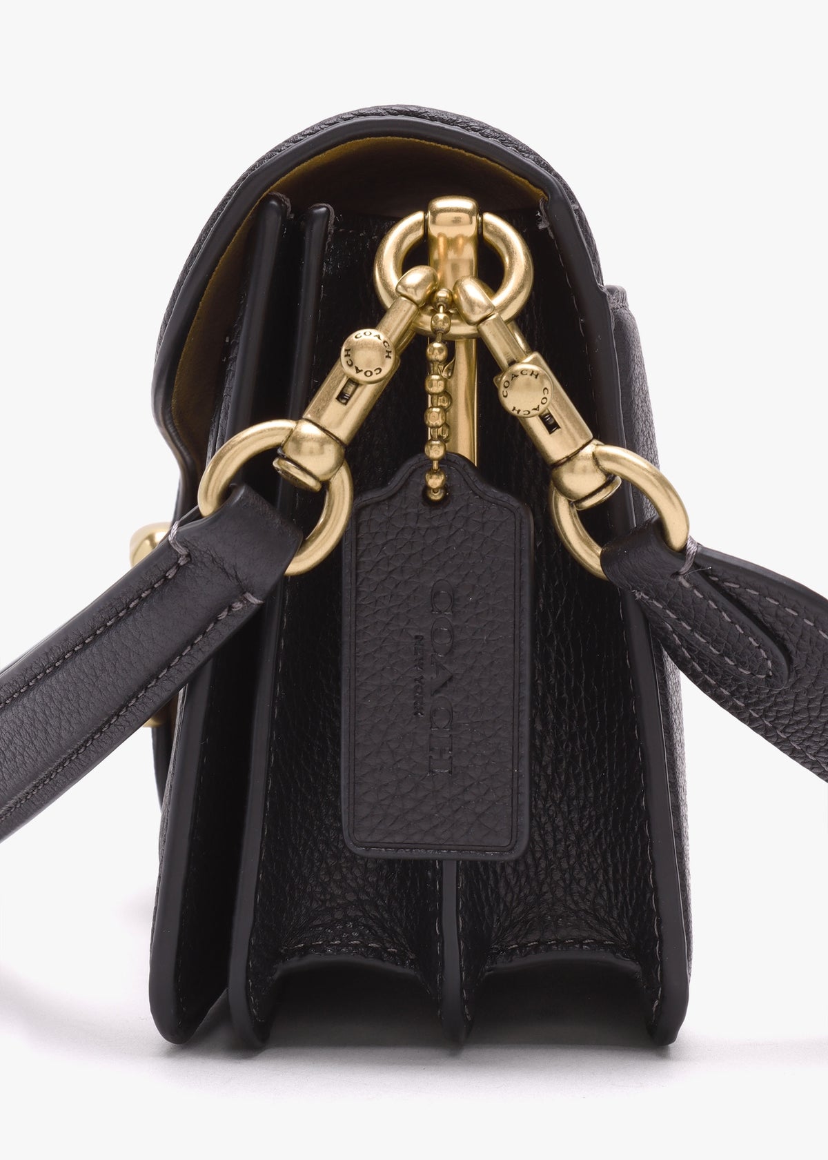 Tabby 26 Black Leather Shoulder Bag