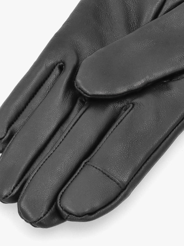 Women’s Deanna Black Leather Gloves