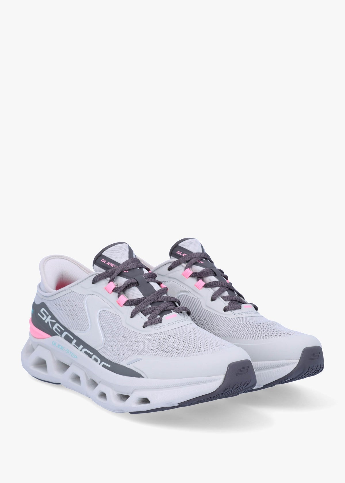 Women's Slip Ins Glide-Step Altus Gray Pink Trainers