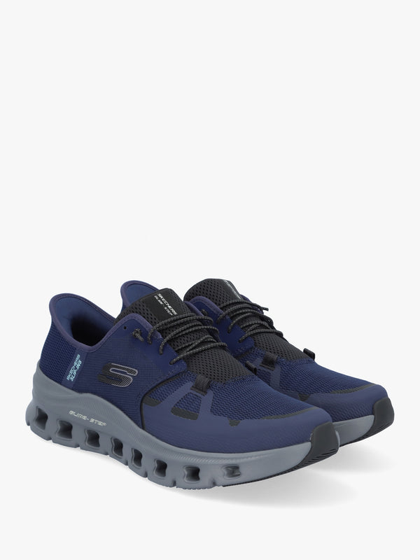 Men’s Slip Ins Glide-Step Pro Navy Charcoal Trainers