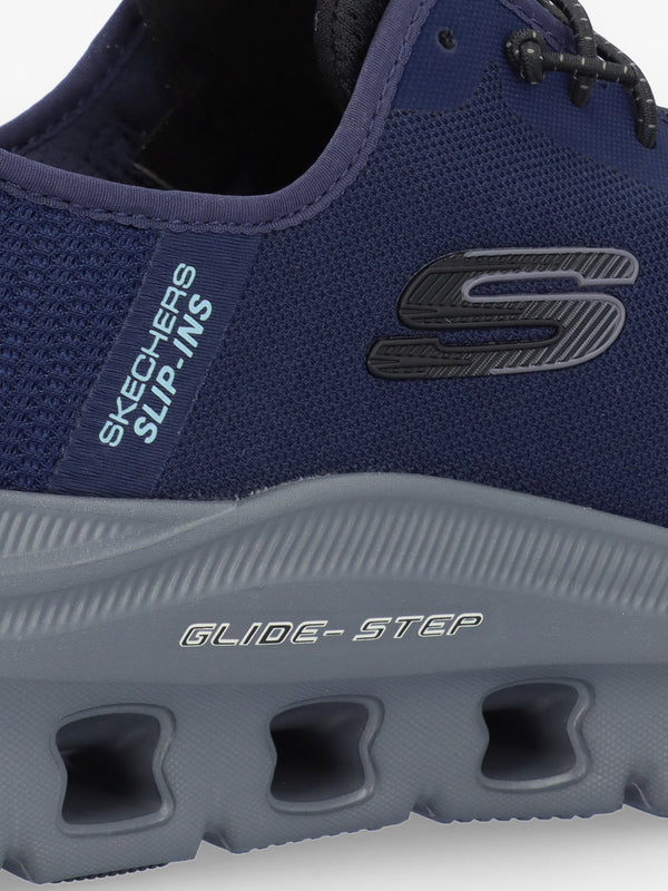 Men’s Slip Ins Glide-Step Pro Navy Charcoal Trainers