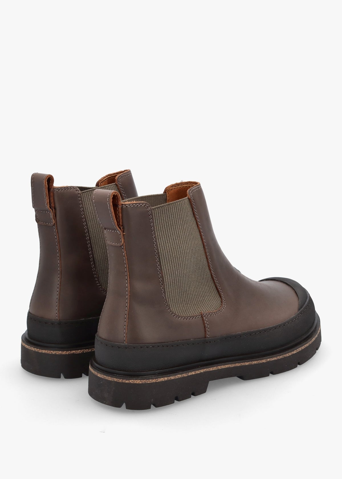 Men’s Prescott Concrete Gray Waxy Leather Chelsea Boots