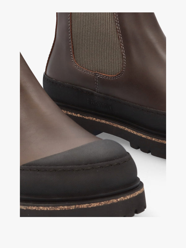 Men’s Prescott Concrete Gray Waxy Leather Chelsea Boots
