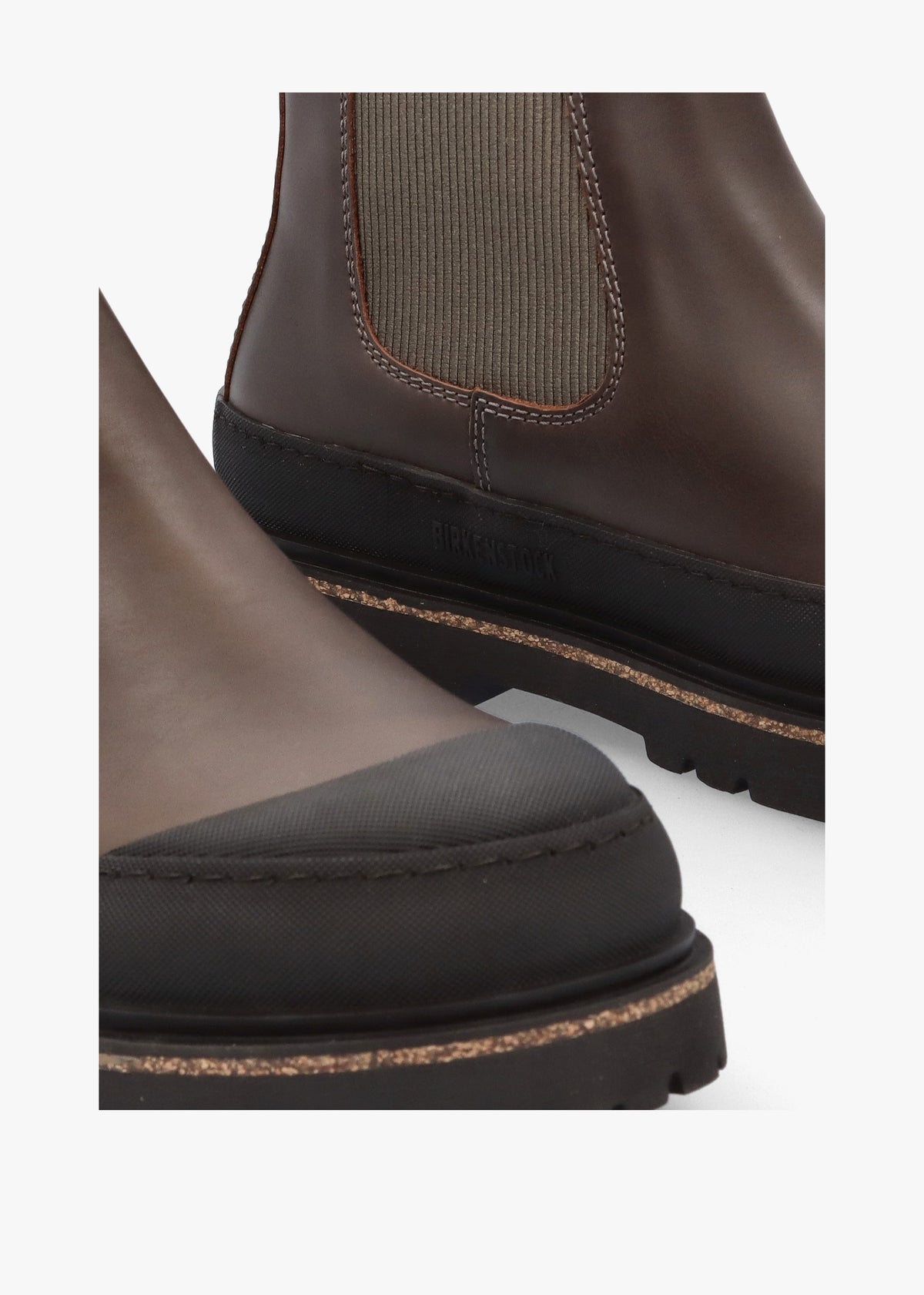 Men’s Prescott Concrete Gray Waxy Leather Chelsea Boots