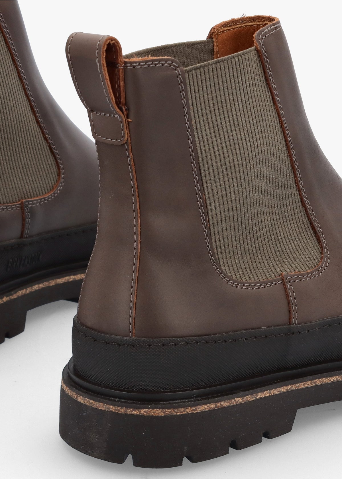 Men’s Prescott Concrete Gray Waxy Leather Chelsea Boots