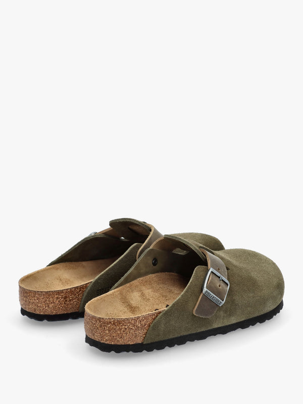 Men's Boston Thyme Suede Leather Clogs