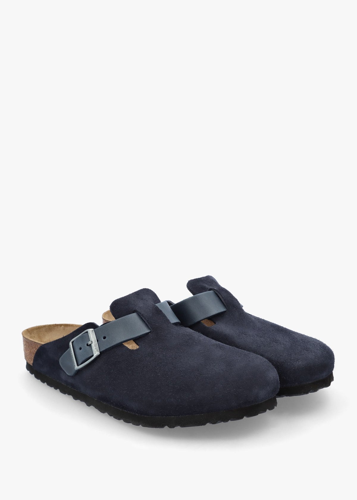 Men's Boston Midnight Suede Leather Clogs