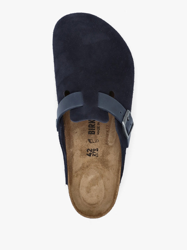 Men's Boston Midnight Suede Leather Clogs