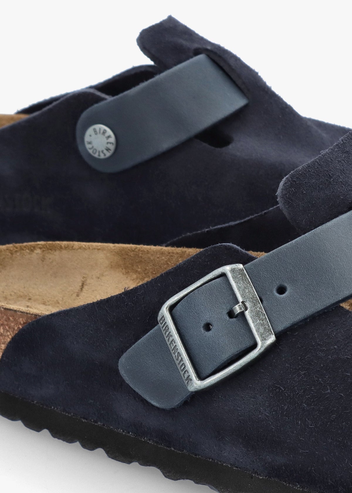 Men's Boston Midnight Suede Leather Clogs