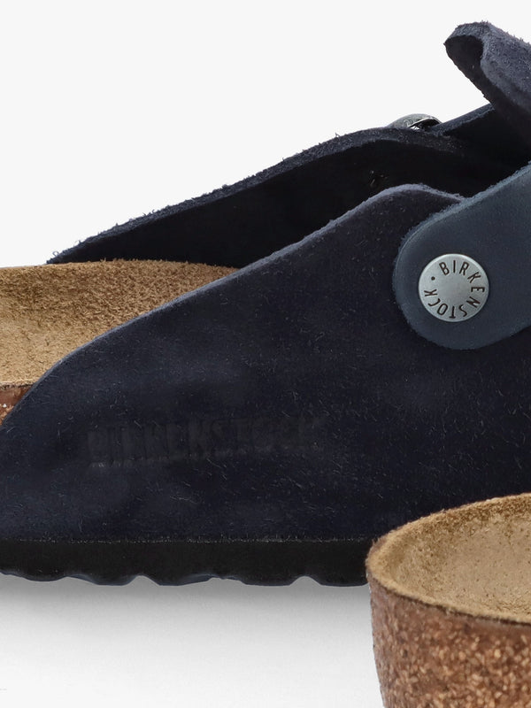 Men's Boston Midnight Suede Leather Clogs