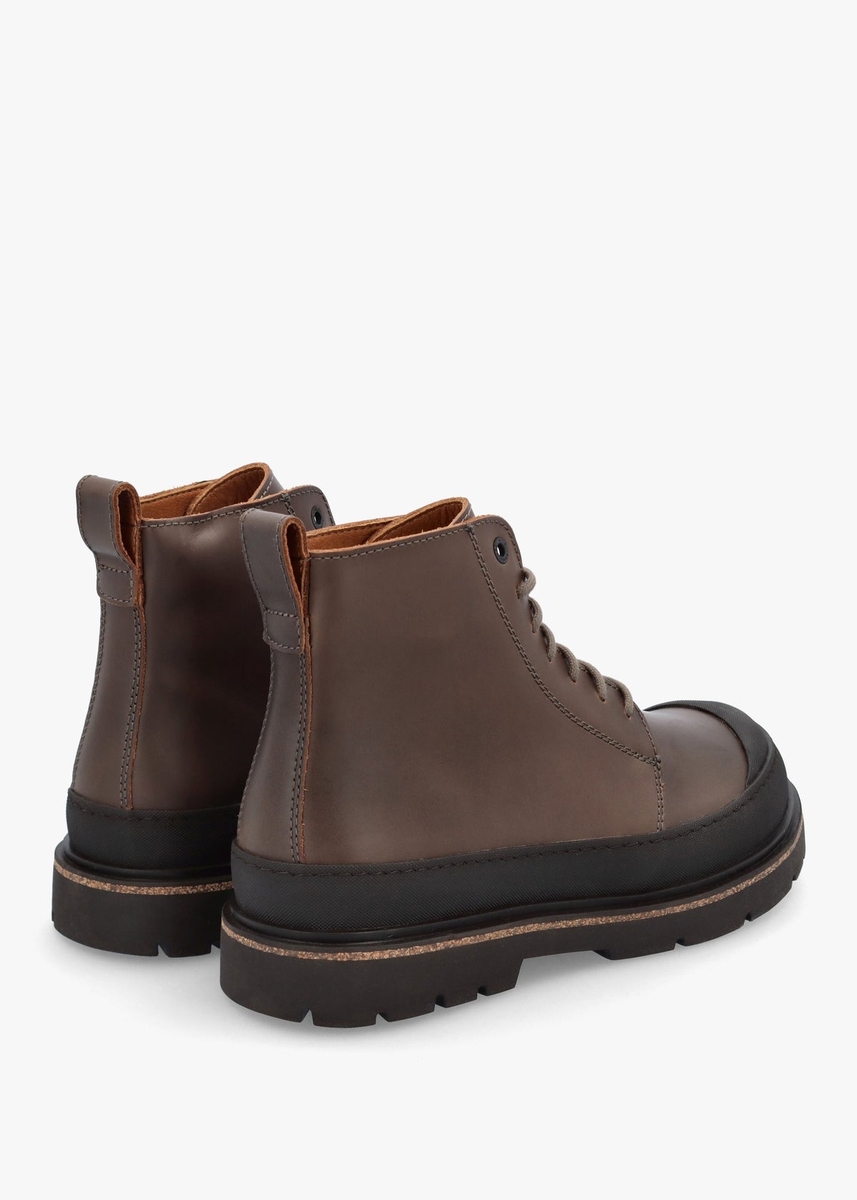 Men’s Prescott Concreate Gray Waxy Leather Lace Up Boots