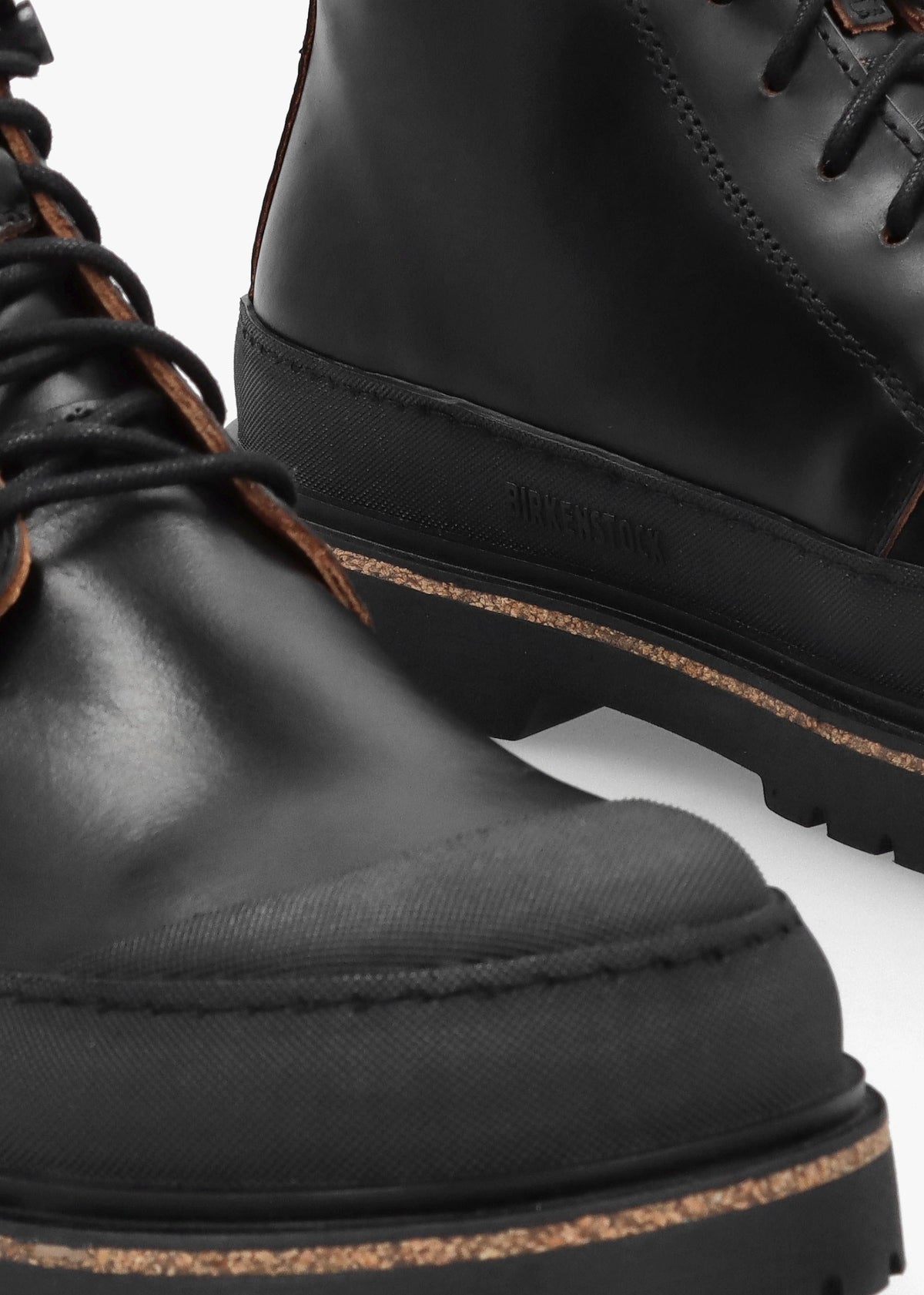 Men’s Prescott Black Waxy Leather Lace Up Boots