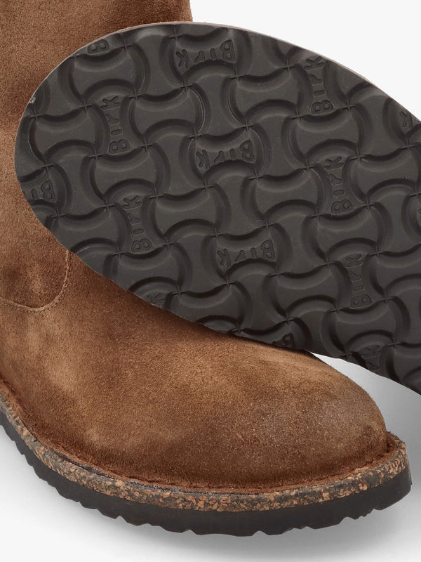 Uppsala Shearling Dark Tea Suede Ankle Boots
