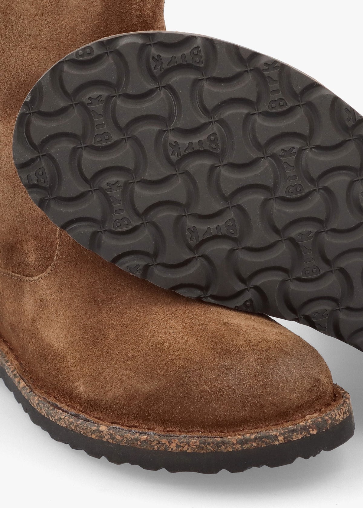 Uppsala Shearling Dark Tea Suede Ankle Boots