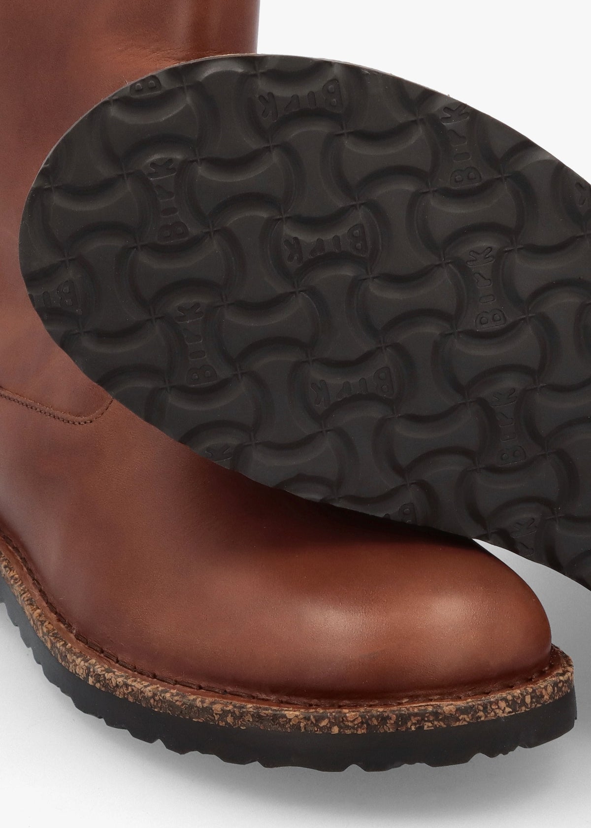 Uppsala Shearling Cognac Leather Ankle Boots