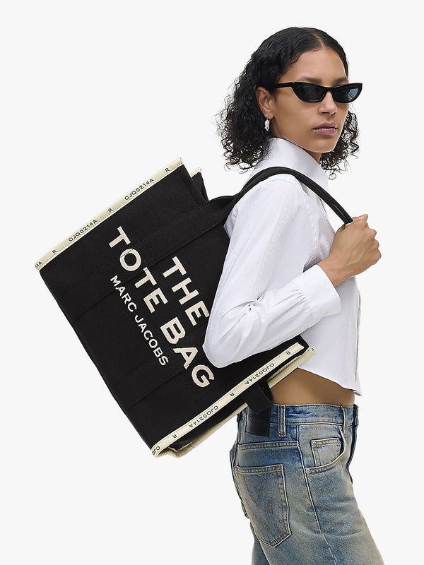 The Jacquard Traveler Black Tote Bag