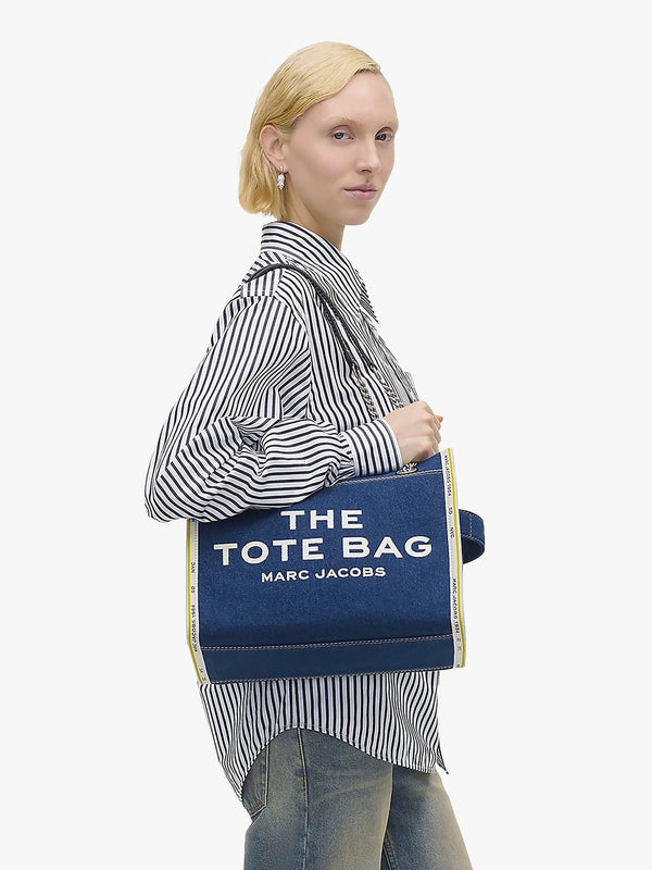 The Denim Chain Medium Dark Wash Tote Bag