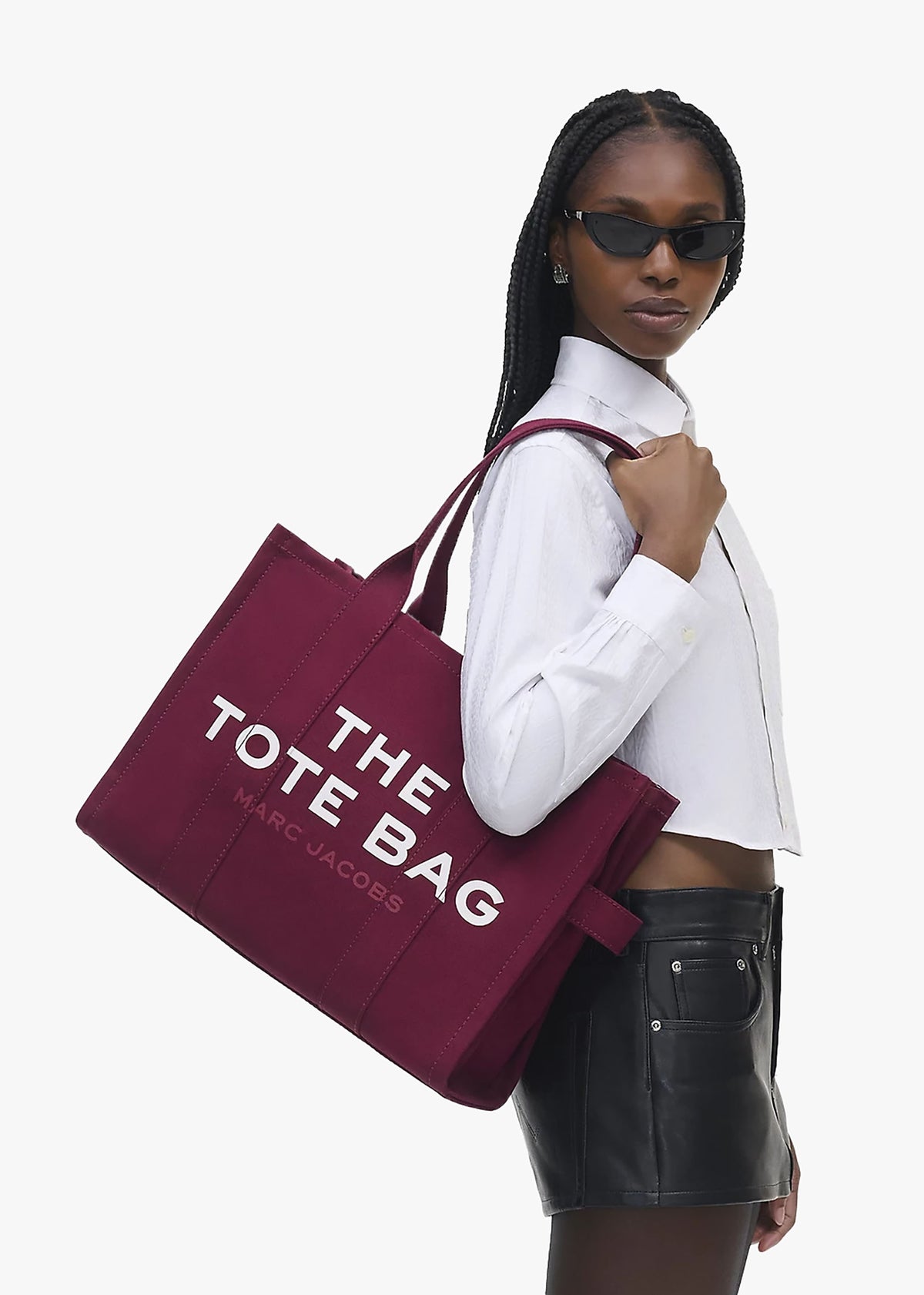 The Canvas Small Oxblood Tote Bag