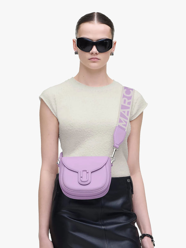 The J Marc Small Wisteria Leather Saddle Bag