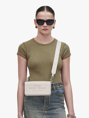 The Leather Mini Cotton Cross-Body Bag