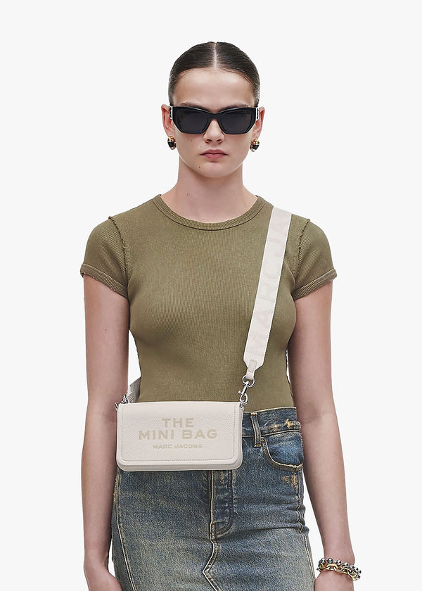 The Leather Mini Cotton Cross-Body Bag