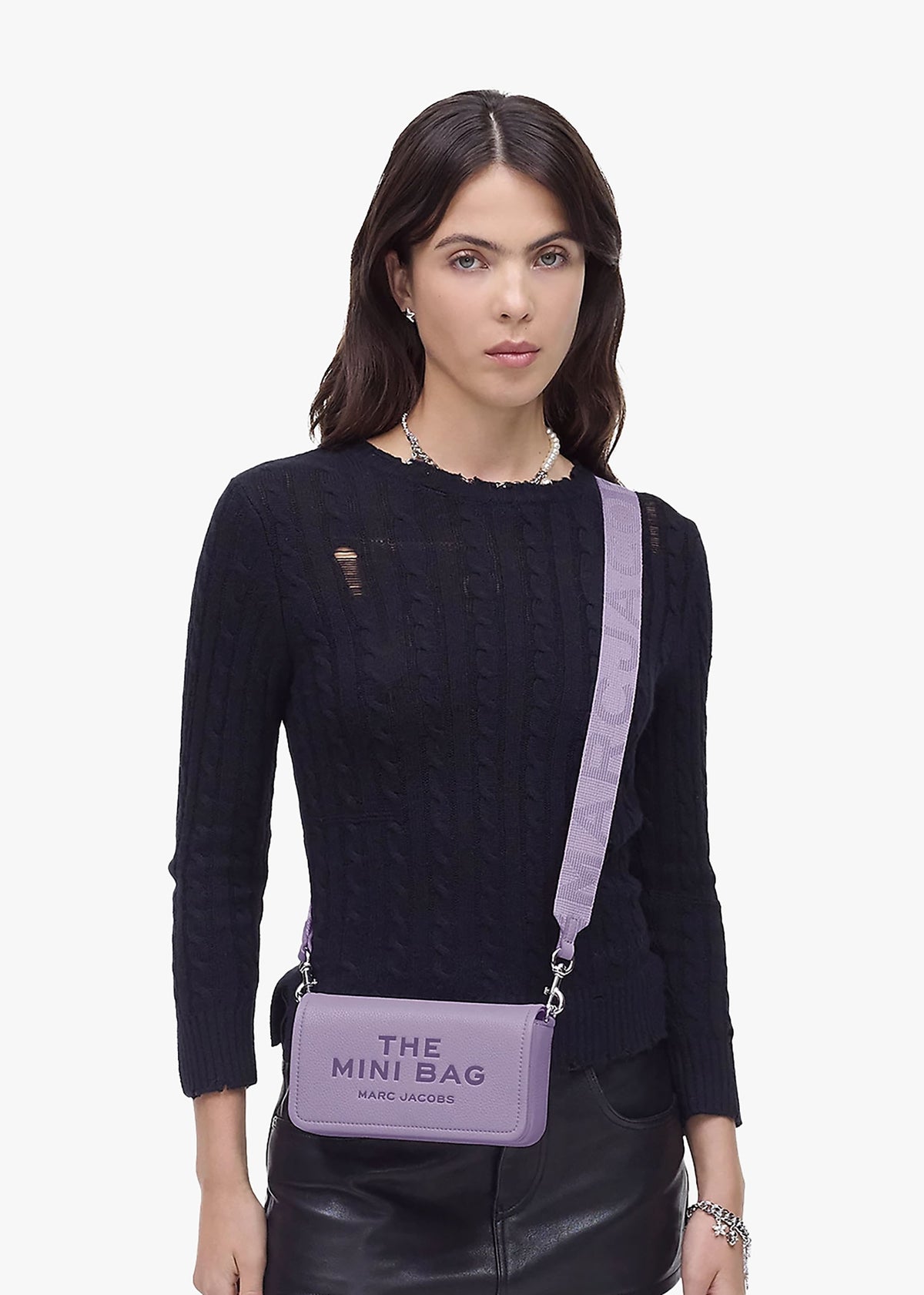 The Leather Mini Wisteria Cross-Body Bag