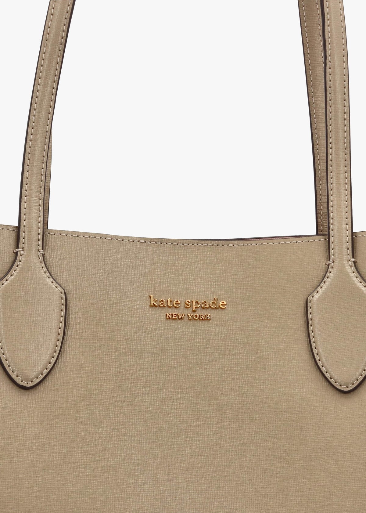 Large Bleecker Timeless Taupe Leather Tote Bag