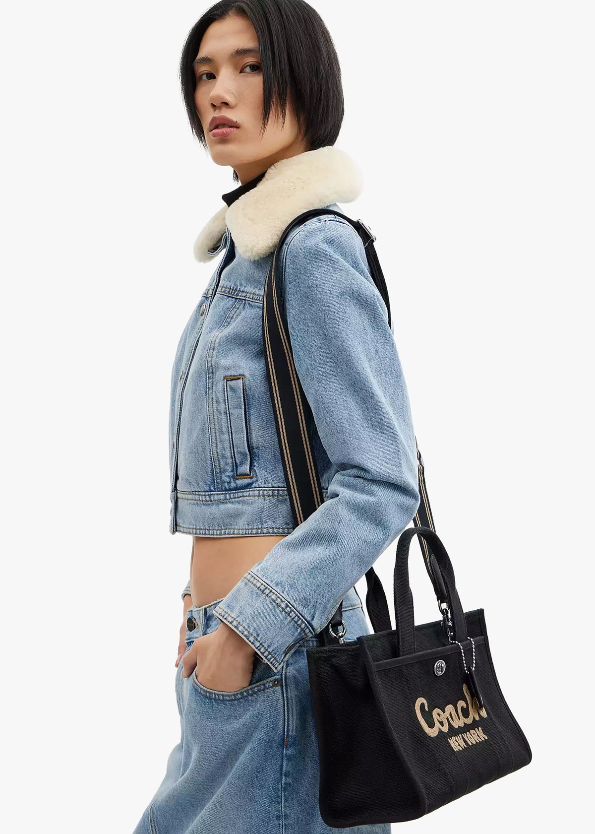 Cargo 26 Black Canvas Tote Bag