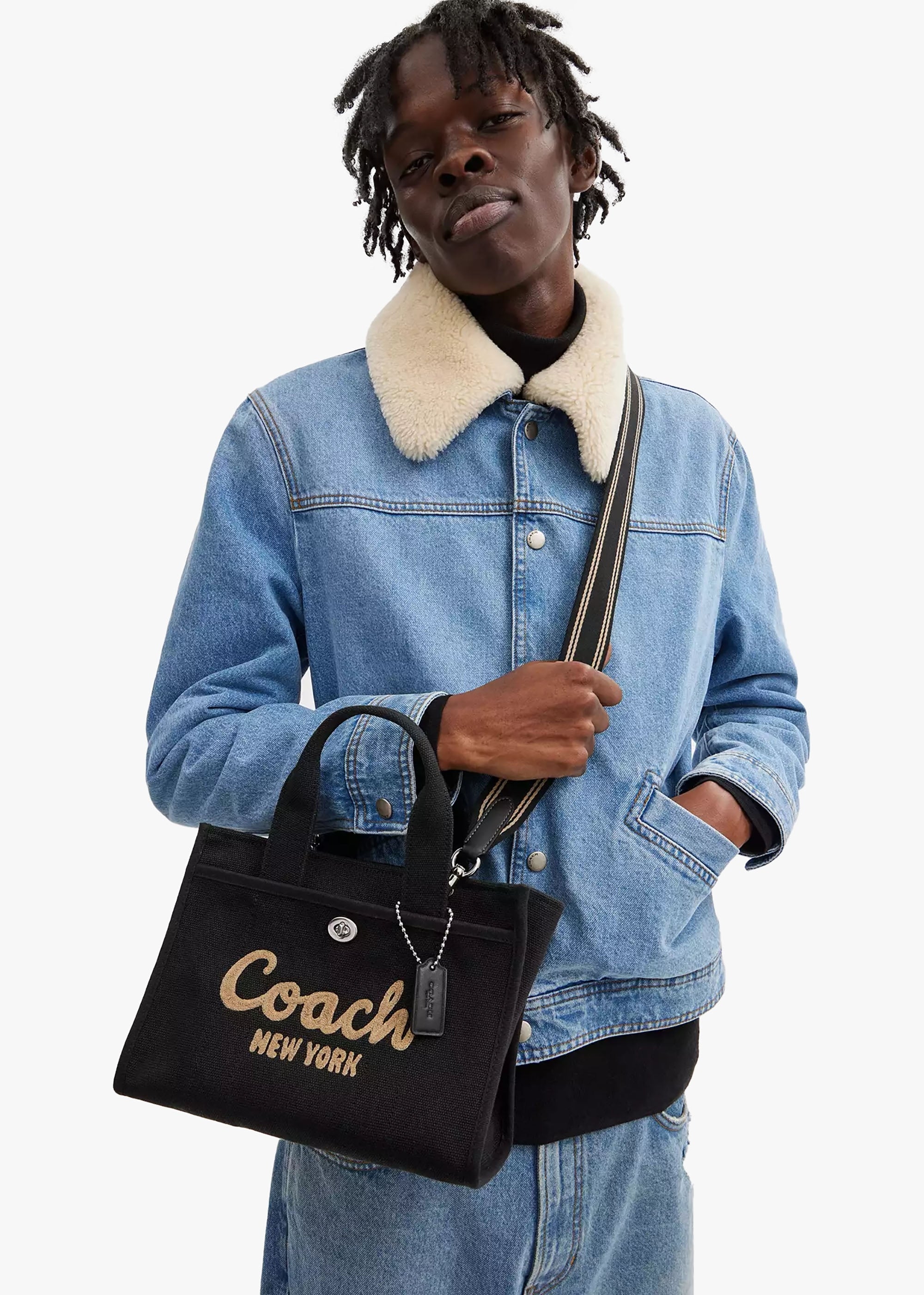 COACH Cargo 26 Black Canvas Tote Bag – Daniel Footwear