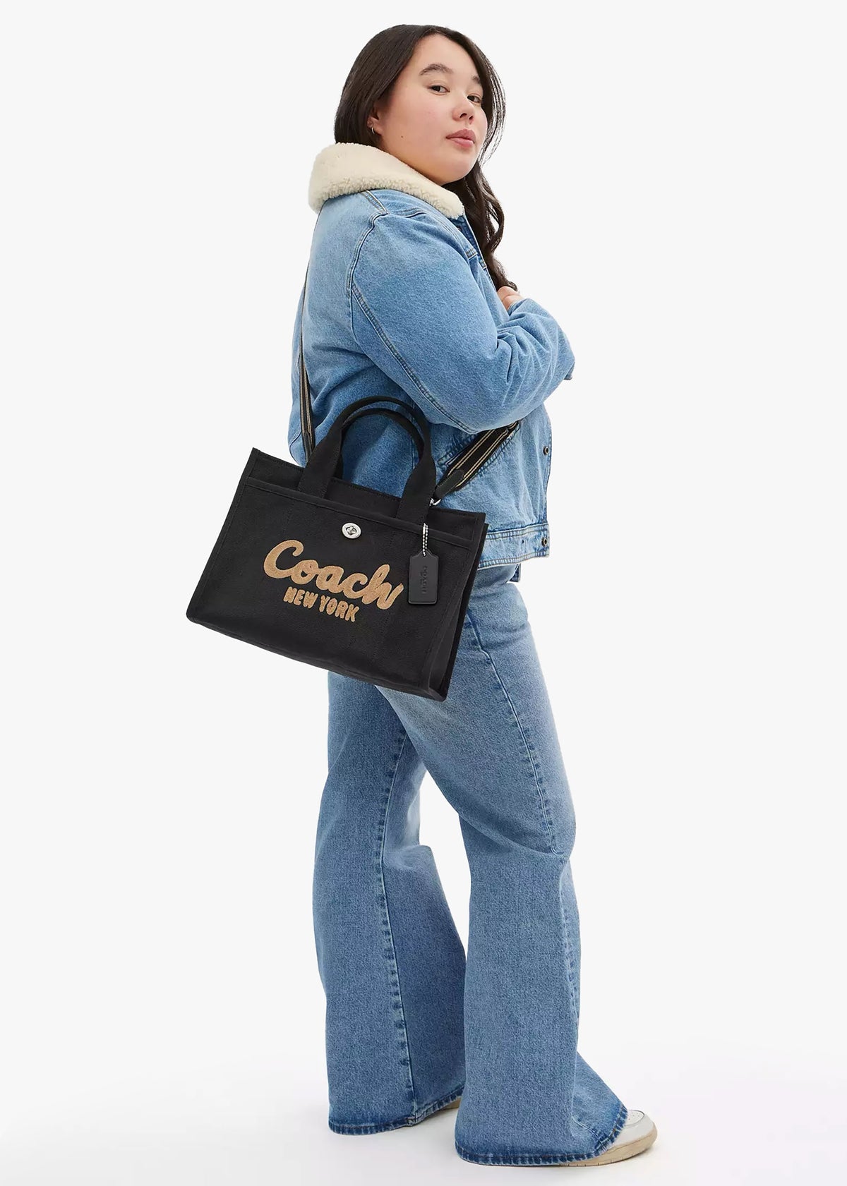 Cargo Black Canvas Tote Bag