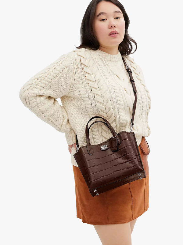 Willow 24 Maple Leather Tote Bag
